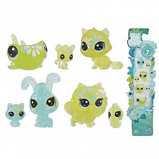 Набор фигурок Littlest Pet Shop 7 цветочных петов (E5149) turquoise