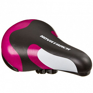 Седло Novatrack детское black/violet/white КЛ98753