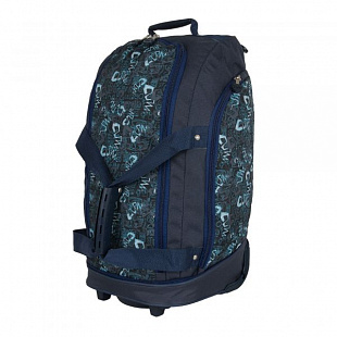 Дорожная сумка на колесах ЦВВ 542 blue