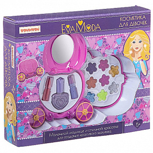 Набор детской косметики Bondibon Eva Moda Косметичка-карета ВВ1773