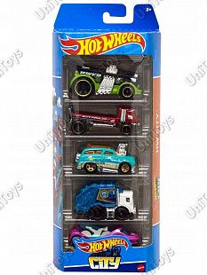 Набор машинок Hot Wheels HW City 5 шт. (1806 HFV89)