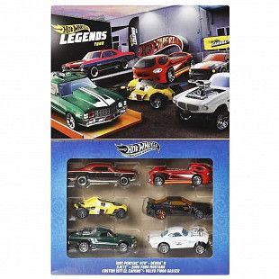 Игровой набор Hot Wheels Silver Series 1:64 Legends 2025 (JBY78)