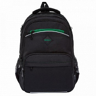 Рюкзак школьный GRIZZLY RB-962-2 /1 black/green