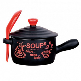 Супница Bekker 400 мл BK-7306 red