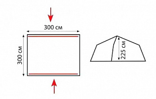 Палатка-шатер Tramp Bungalow Lux