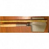 Лопата туристическая с зубьями складная