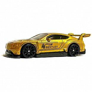 Машинка Hot Wheels Базовой коллекции 2018 Bentley Continental GT3 162/250 (5785 JBC18) mainline 2025