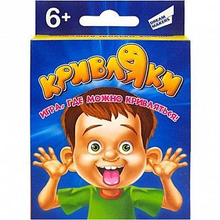 Игра детская настольная  Dream Makers "Кривляки +" BOARD GAMES 2006С
