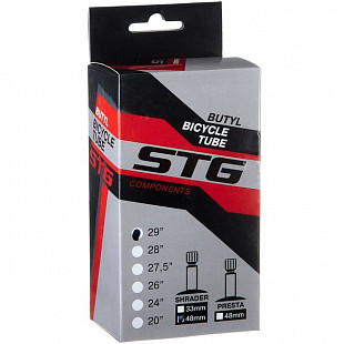 Велокамера STG 29Х1,95/2,125 автониппель 48мм Х82427