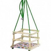 Качели Stantom деревянные с подушкой 006020 green