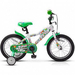 Велосипед Stels Pilot 180 ALU 16" (2018) white/green