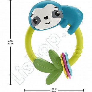 Погремушка Fisher Price Teething Time Sloth (HJW11 HKD70)