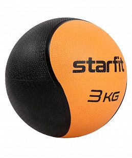 Медбол Starfit  GB-702 высокой плотности 3 кг orange