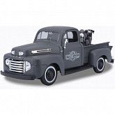 Масштабная модель автомобиля Maisto 1:24 1948 Ford F-1 Pickup + 1:24 1942 WLA Flathead (32185)