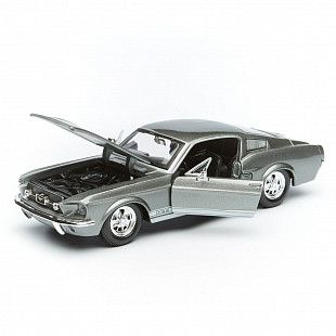 Машинка Maisto 1:24 1967 Ford Mustang GT (31260) grey