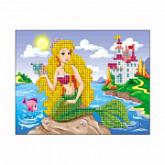 Алмазная мозаика Рыжий Кот Морская принцесса ASM009