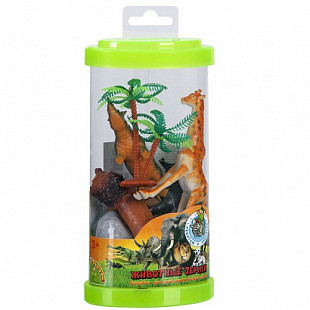 Набор животных Bondibon Ребятам о Зверятах Дикие и домашние животные 5 шт ВВ1640