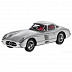 Масштабная модель автомобиля Maisto 1:18 Мерседес Бенц 300 SLR (36898) silver