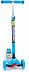 Детский самокат (со складной ручкой) (с наклейкой V2) # 0072C-V2(Г) голубой