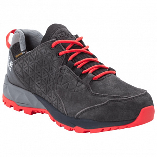Полуботинки женские Jack Wolfskin Cascade Hike Lt Texapore Low W phantom / orange