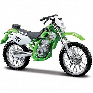 Масштабная модель мотоцикла Maisto 1:18 Kawasaki KLX 250SR 39300 (20-00302) Olive Green/White