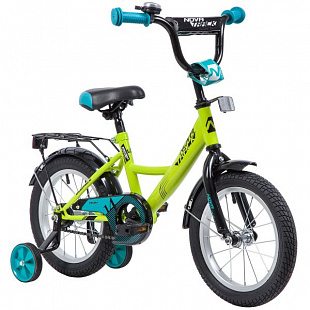 Велосипед Novatrack Vector 14" (2019) Light Green/Blue 143VECTOR.GN9