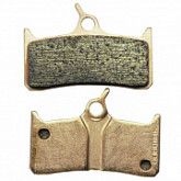 Тормозные колодки для дискового тормоза N04C, металл с кулером, пара, с пружинами, Y1XD98020