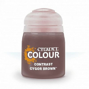 Краска для миниатюр Games Workshop Warhammer Contrast: Cygor Brown 18ML 29-29