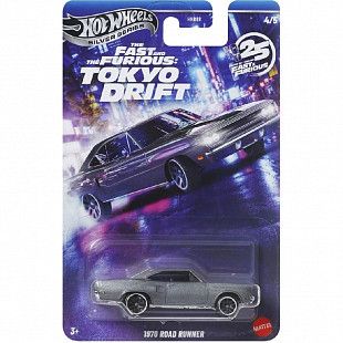 Машинка Hot Wheels Silver Series 1970 Road Runner (HNR88 JKX08)