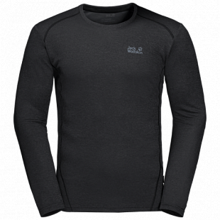 Пуловер мужский Jack Wolfskin Sky Range Longsleeve M black
