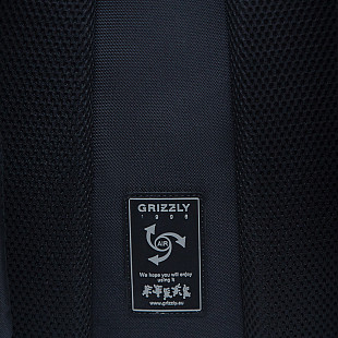 Рюкзак школьный GRIZZLY RB-157-2 /2 black/grey