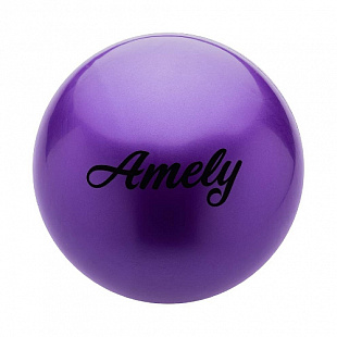Мяч для художественной гимнастики Amely AGB-101 19 см purple