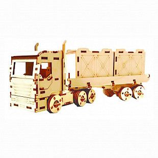 Конструктор Polly ТР-01 Грузовик с прицепом + 2 контейнера в наборе	