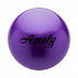 Мяч для художественной гимнастики Amely AGB-101 19 см purple