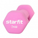 Гантель неопреновая Starfit Core DB-201 1 кг, pink