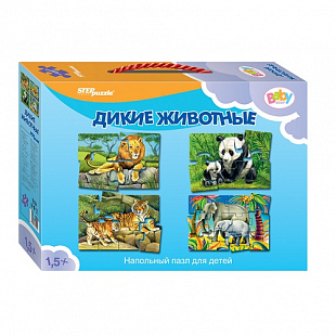 Пазл-мозаика Step Puzzle Дикие животные SP-70104