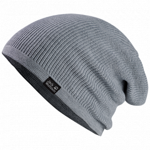 Шапка мужская Jack Wolfskin Feel Good Beanie grey heather 1907011-6110559