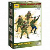 Игровой набор Звезда миниатюр Пехота красной Армии № 1 3501