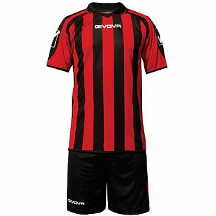 Футбольная форма Givova Kit Supporter KITC24 black/red