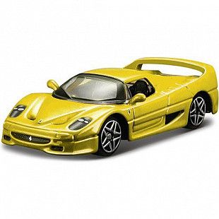 Коллекционная машина Bburago 1:64 Ferrari F50 (18-56100) yellow