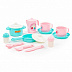Набор детской посуды Полесье "Хозяюшка" на 2 персоны (V4) (18 элементов) 80127