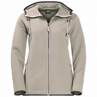 Джемпер женский Jack Wolfskin Modesto Hooded Jkt Women dusty grey