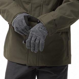 Перчатки мужские Jack Wolfskin Aquila Glove Men dark iron