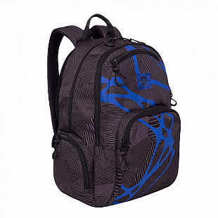 Рюкзак школьный GRIZZLY RU-800-1 /3 grey strokes