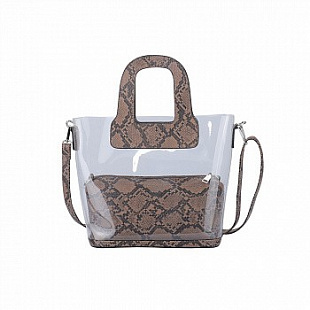 Сумка городская Ors Oro CS-0105 /2 biege/brown