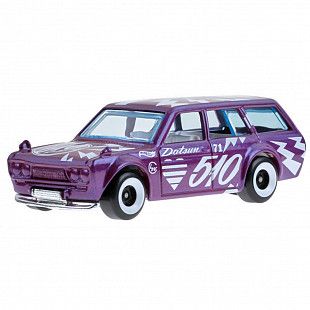 Машинка Hot Wheels Базовой коллекции Datsun Bluebird Wagon [510] 235/250 (5785 HKH72) mainline 2023