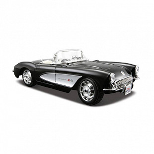 Масштабная модель автомобиля Maisto 1:24 Шевроле Корвет (1957) (31275) black