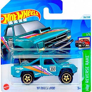 Машинка Hot Wheels Базовой коллекции '87 Dodge D100 (5785 HTB89) mainline 2024
