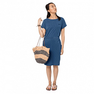 Платье трикотажное женское Jack Wolfskin Travel Dress ocean wave