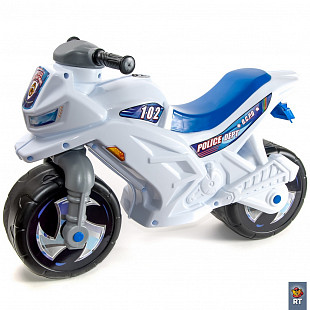 Беговел мотоцикл RT Racer RZ 1 Полиция ОР501в2 white/blue